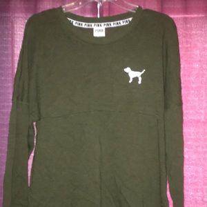 Gently used “Pink” long sleeve shirt